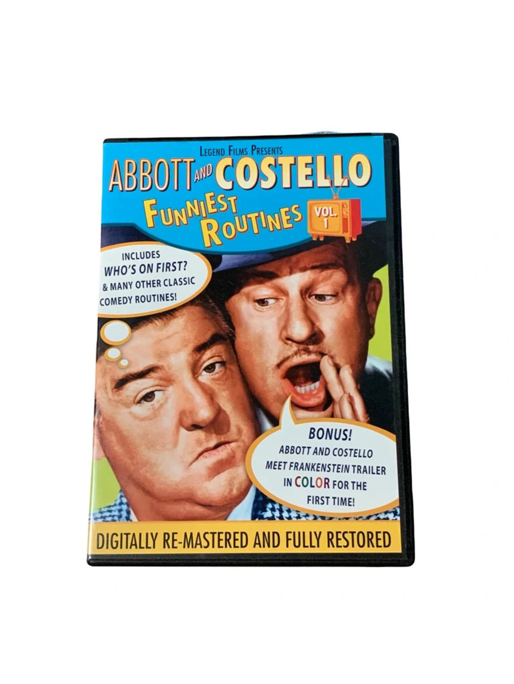 Abbott & Costello Funniest Routines Vol. 1 DVD Remastered Restored NR